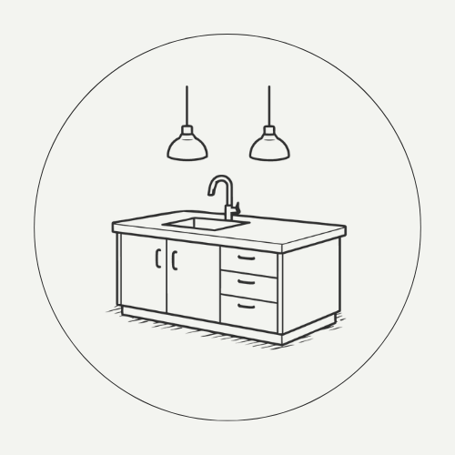 Kitchen and dining icon