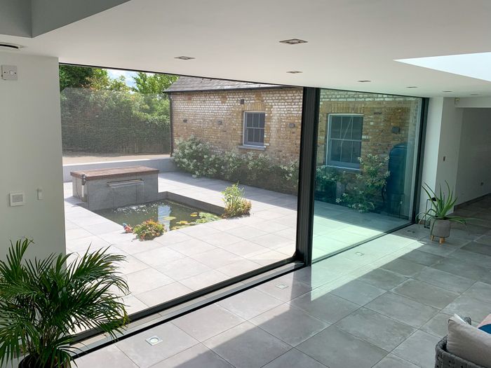 Insect Screens for Sliding Doors Transform Modern Hertfordshire Home