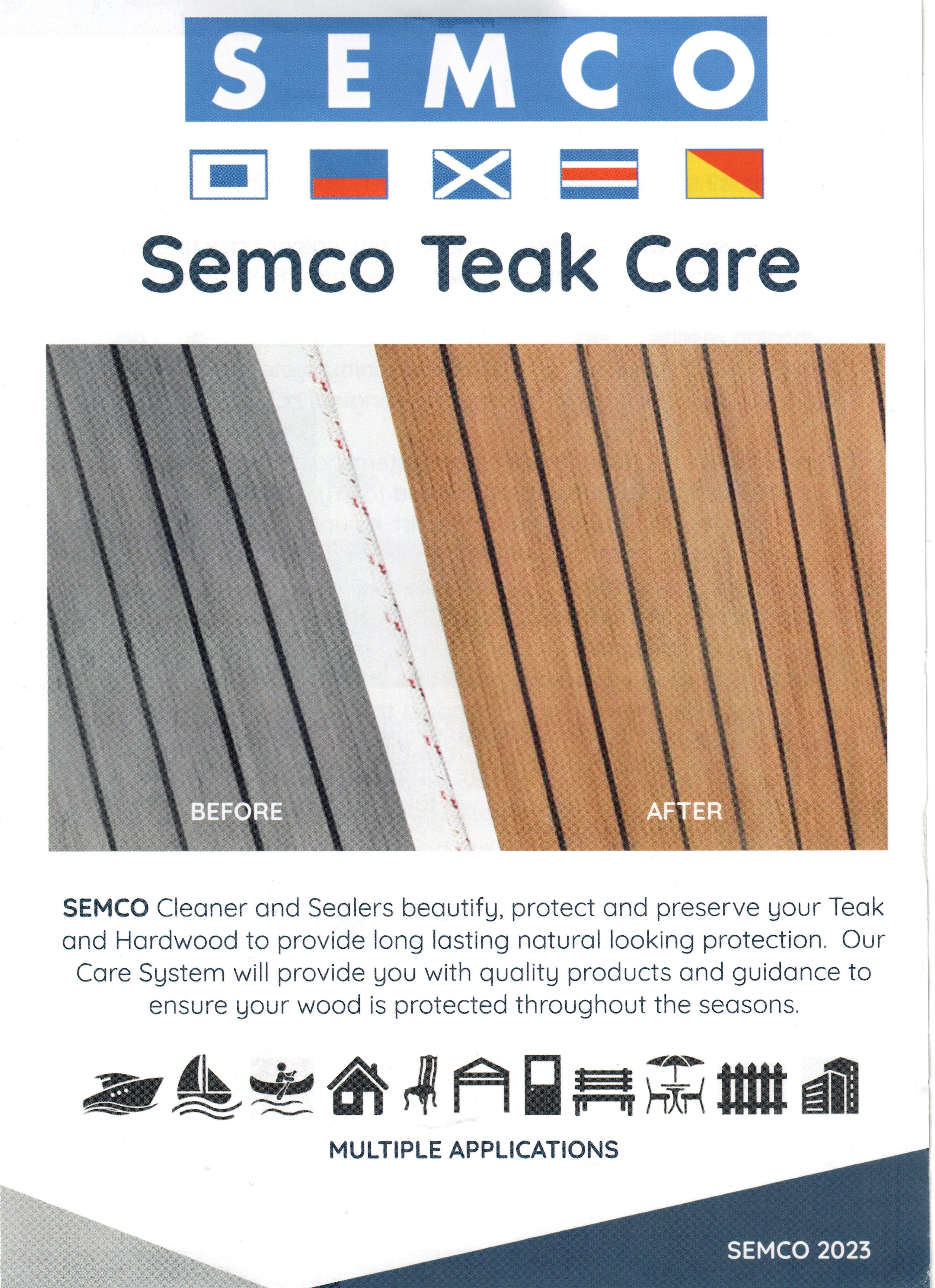 SEMCO GUIDE : Teak Care Leaflet