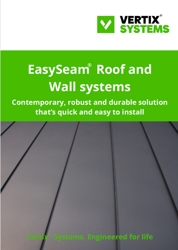 Vertix Easy Seam Roof and Wall Systems Brochure