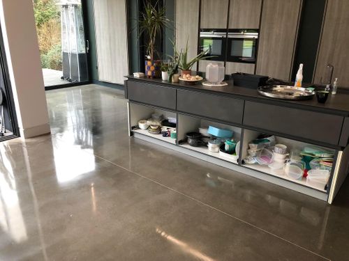 Underfloor Heating with Polished Concrete Floors