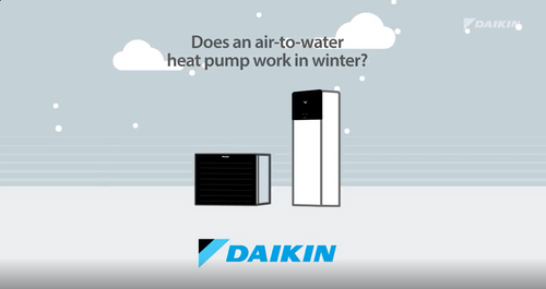 Does an air-to-water heat pump work in winter?