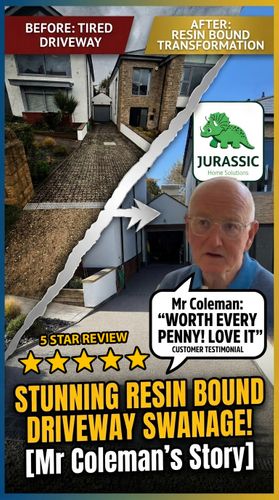 Why Mr Coleman Chose Jurassic & Gave Us 5 Stars After THIS Swanage Driveway Glow-Up! 😍