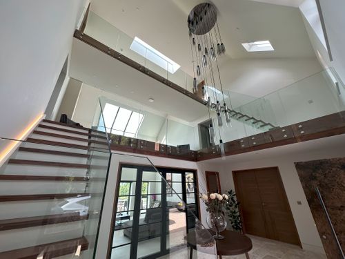 Domestic balustrade installation