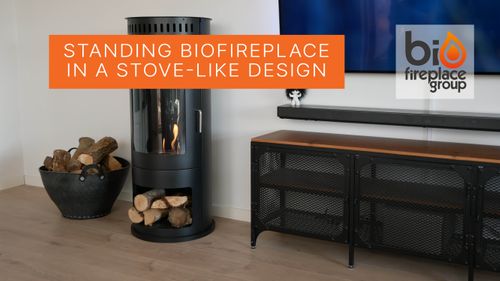 Washington Log Burner Bioethanol Fireplace