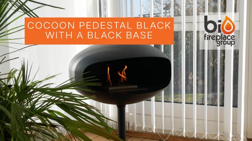 Cocoon Pedestal Freestanding Fireplace