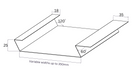 Vertix EasySeam Wall Cladding System Soffit board