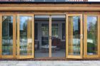 Manual fly screens for doors