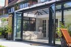 Manual fly screens for doors (pleated)