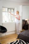 Manual fly screens for windows