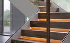 Luxurious design L shape oak staircase