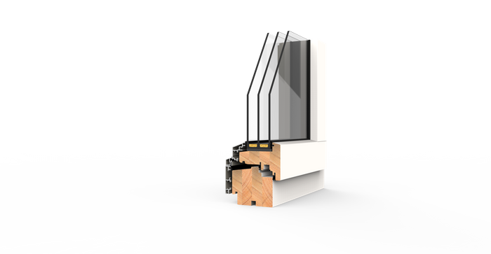P33A Triple-Glazed Aluminium Clad Tilt & Turn Window