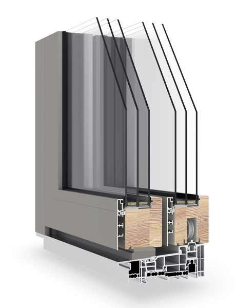 S315A Triple-Glazed Aluminium Clad Lift & Slide Patio Door