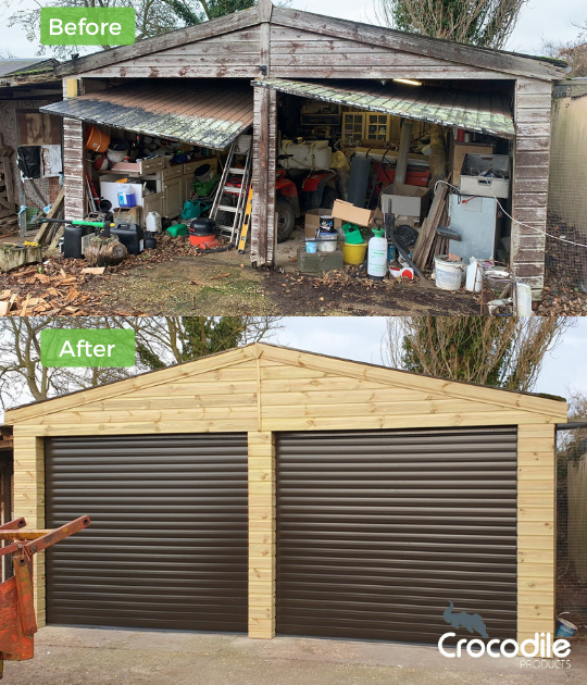 Crocodile Garage Door Transformation Grand Designs Live