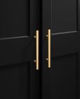 Raw Brass Hive wardrobe handle