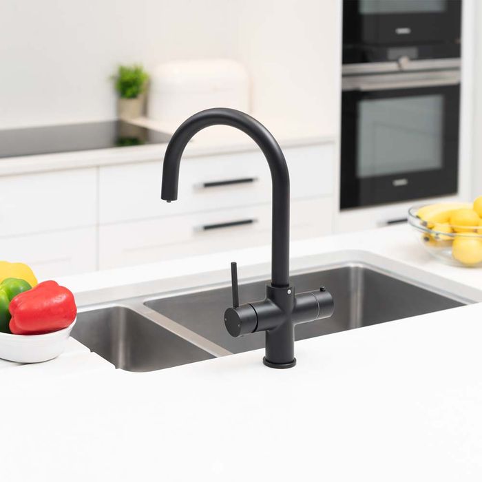 AQUATAP CLASSIC | 4 IN 1 INSTANT BOILING WATER TAP | C SHAPE | MATT BLACK