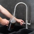 PULL OUT SPRAY | 4 IN 1 INSTANT BOILING WATER TAP | AQUATAP ULTRA | BRUSHED CHROME