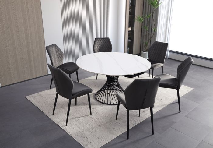 round ceramic table
