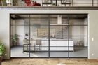Internal glass partitions