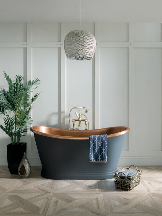 Cast iron and copper baths