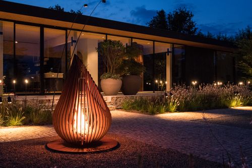 Firepit provided by Glowbus