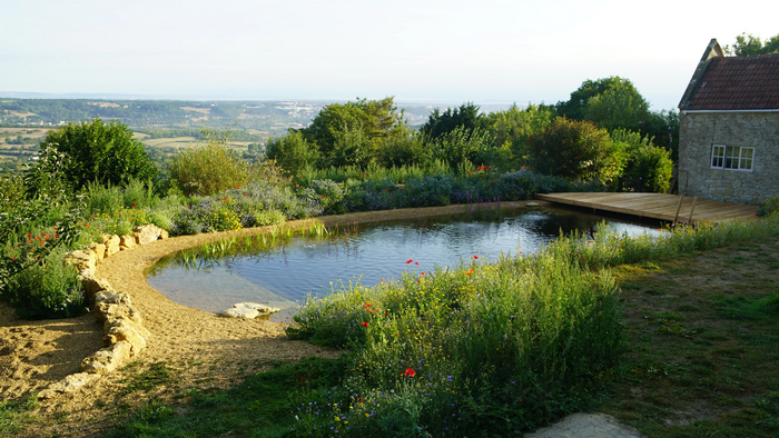 Natural pool provided by Natural Craft