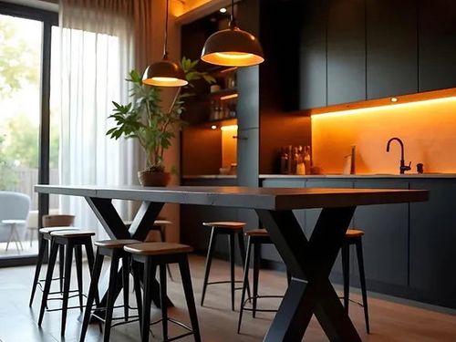 Dining table provided by RockVine