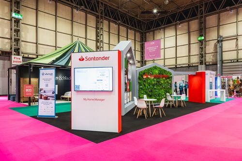 Santander brought their helping hand for homeowners to the NEC