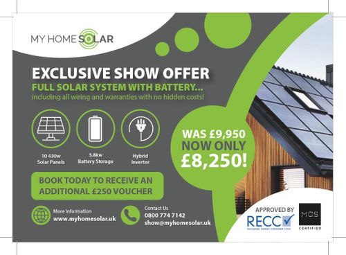 Exclusive Show offer at My Home Solar