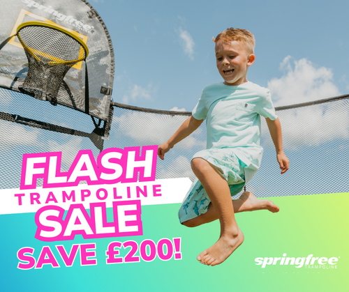 Get £200 off a Springfree Trampoline