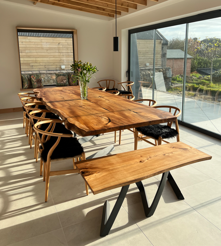 Live edge dining tables 30% off from Sorrell & Smith Ltd
