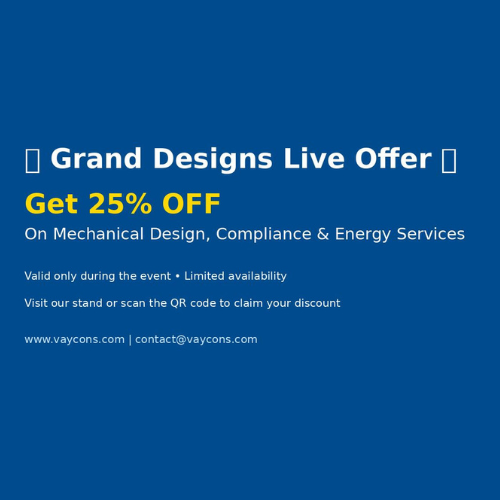 Visit Vaycons Design Consultancy's stand to get 25% off custom buildings