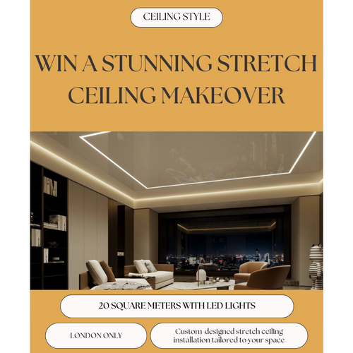 Win a stunning stretch ceiling makeover
