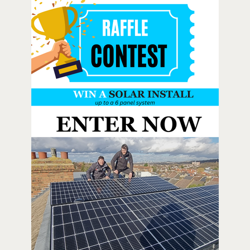 WIN a solar install (Up to a 6 panel system)