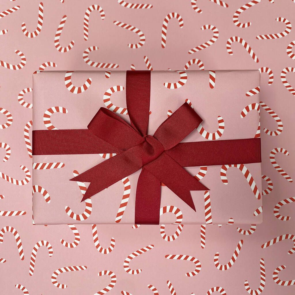 Candy Cane Wrapping Paper