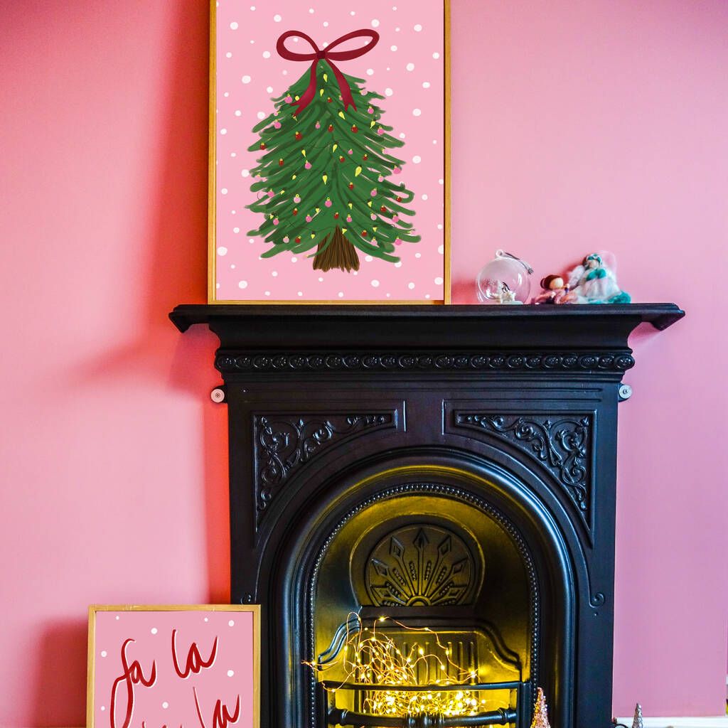 Childs Xmas Art Print