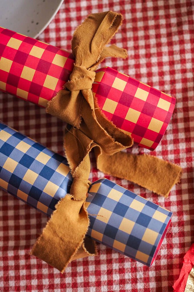 xmas cracker gingham