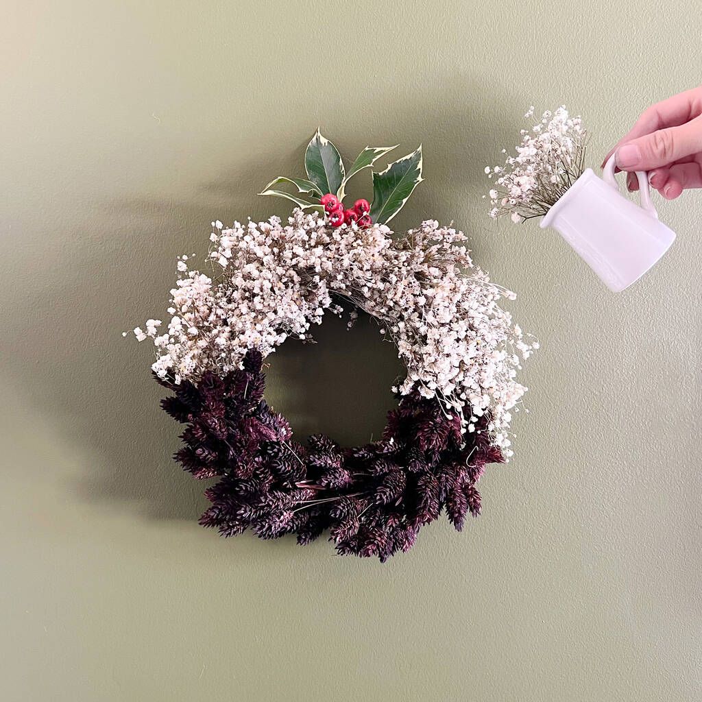 xmas pud wreath