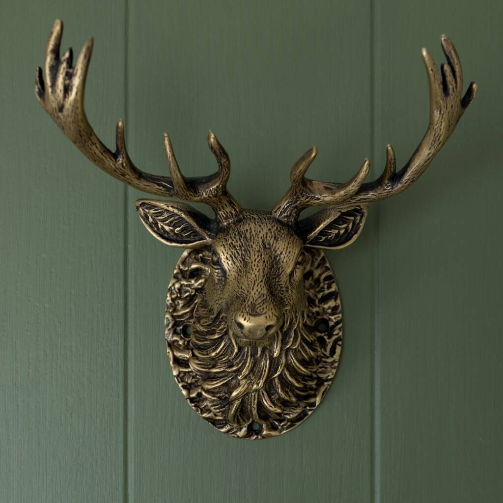 stag door knocker
