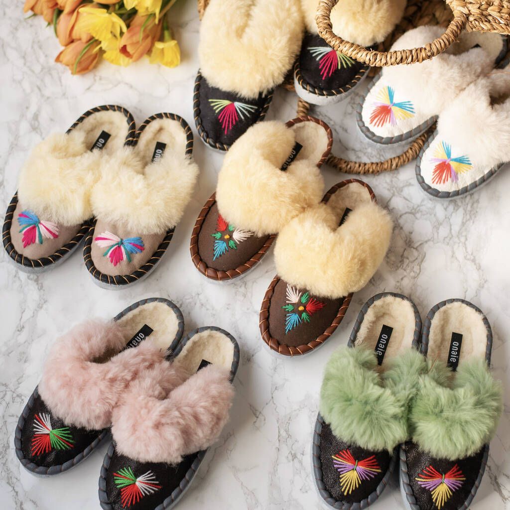sheepskin mules