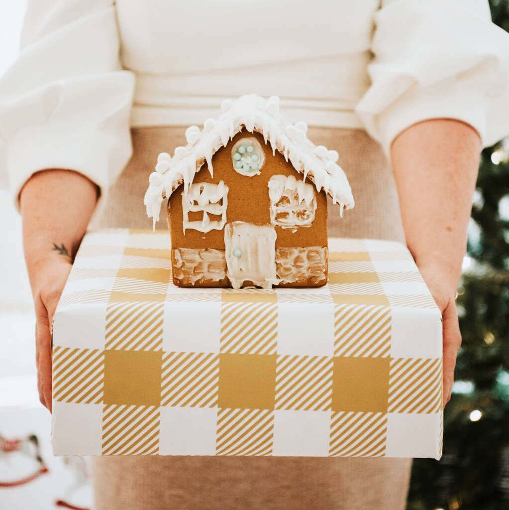 gingham wrap
