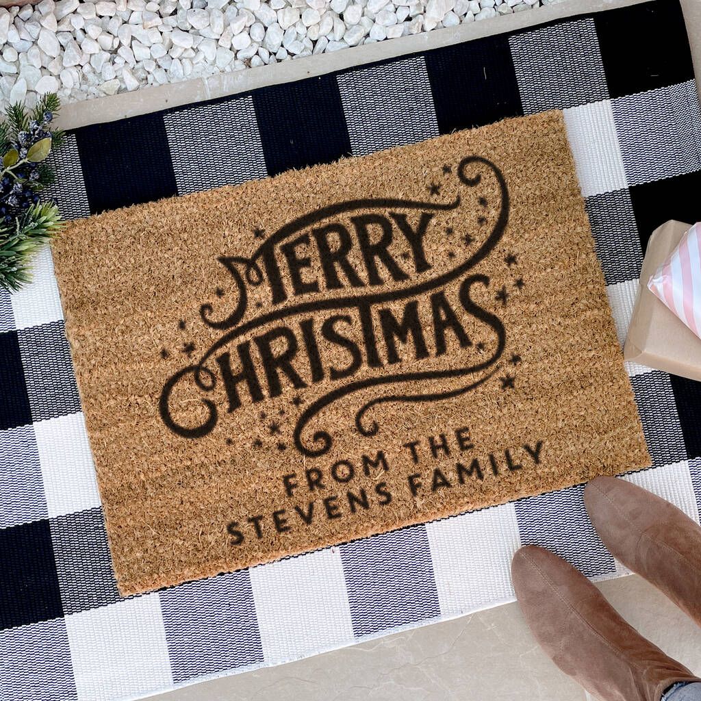 merry xmas mat