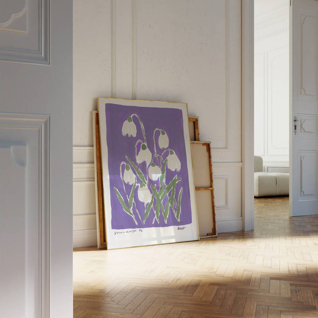 snowdrops print