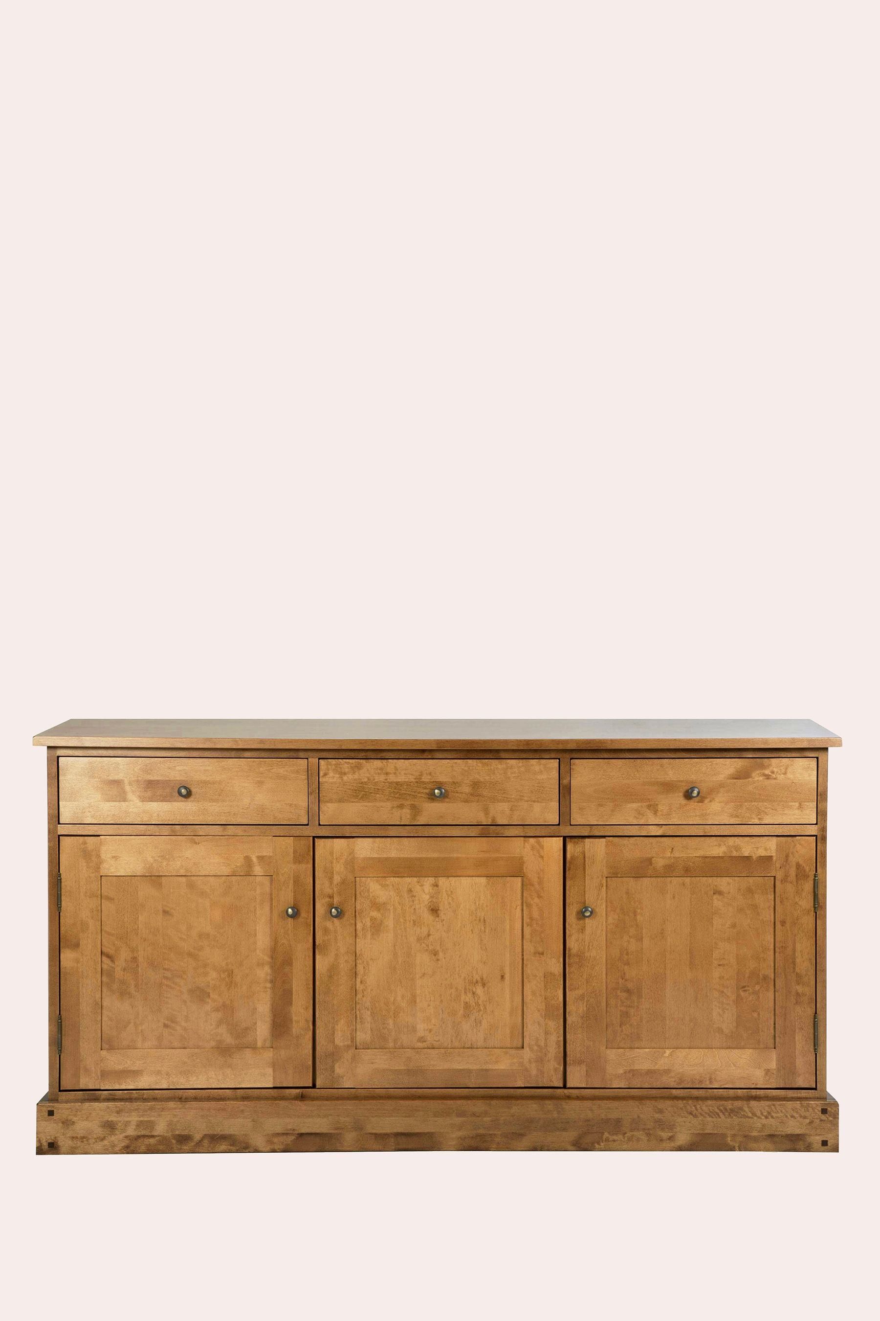 Garrat 3 Door 3 Drawer Sideboard - Honey
