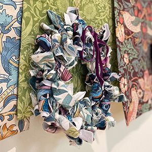Festive Fabric Wreaths