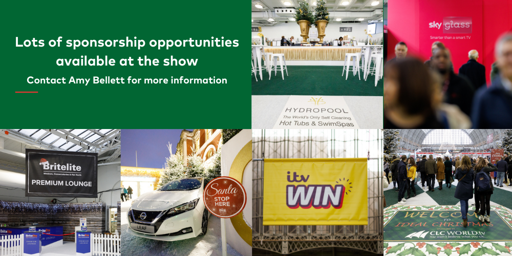 graphic of the many more sponsorship opportunities available at the show