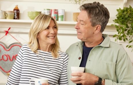 John Torode and Lisa Faulkner