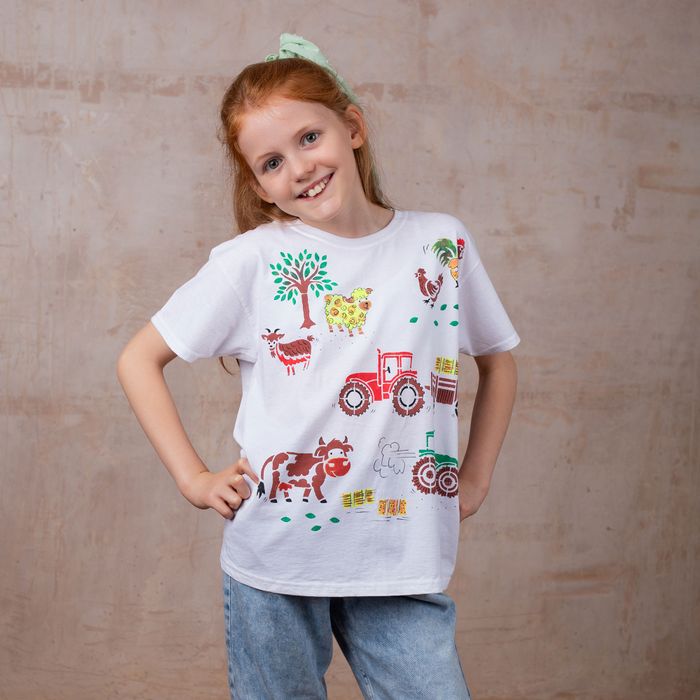 On The Farm T-Shirt Painting Craft Kit Box