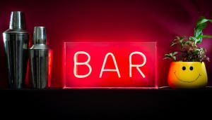 Bar Neon LED Acrylic Lightbox