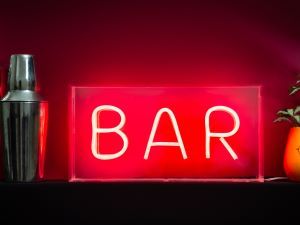 Bar Neon LED Acrylic Lightbox